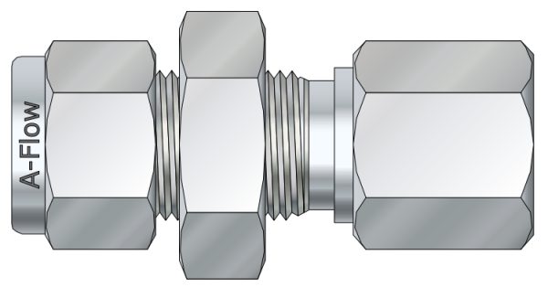 Штуцер резьбовой A-FLOW ABM-4-2R