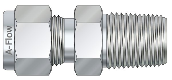 Штуцер резьбовой A-FLOW ACM-32M-20G