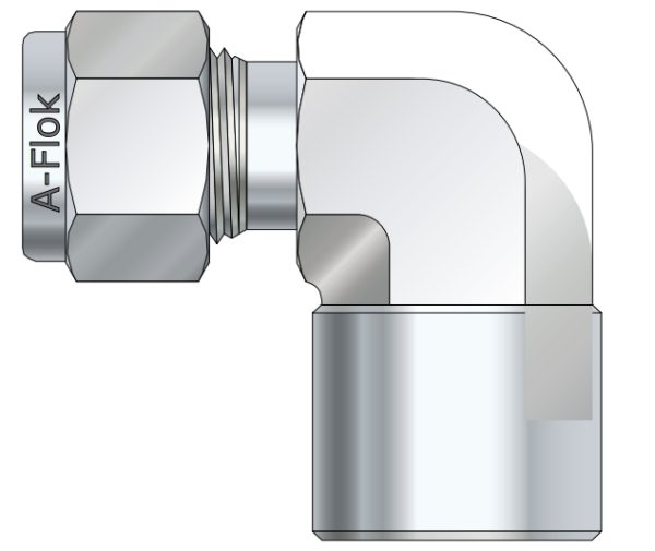 Штуцер угловой A-FLOW ALF-4-2N