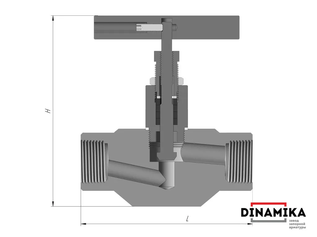 Размеры и вес клапана 15с57нж