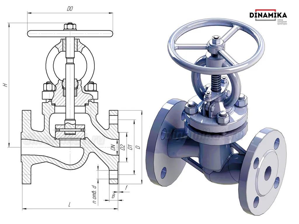 Размеры 15с22нж чертёж