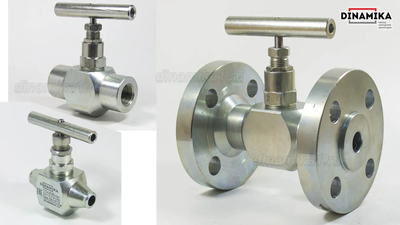 Продажа запорного игольчатого клапана (вентиля) 15с68нж в Казани по выгодным ценам с доставкой 15с68нж Клапан в Казани Вентиль