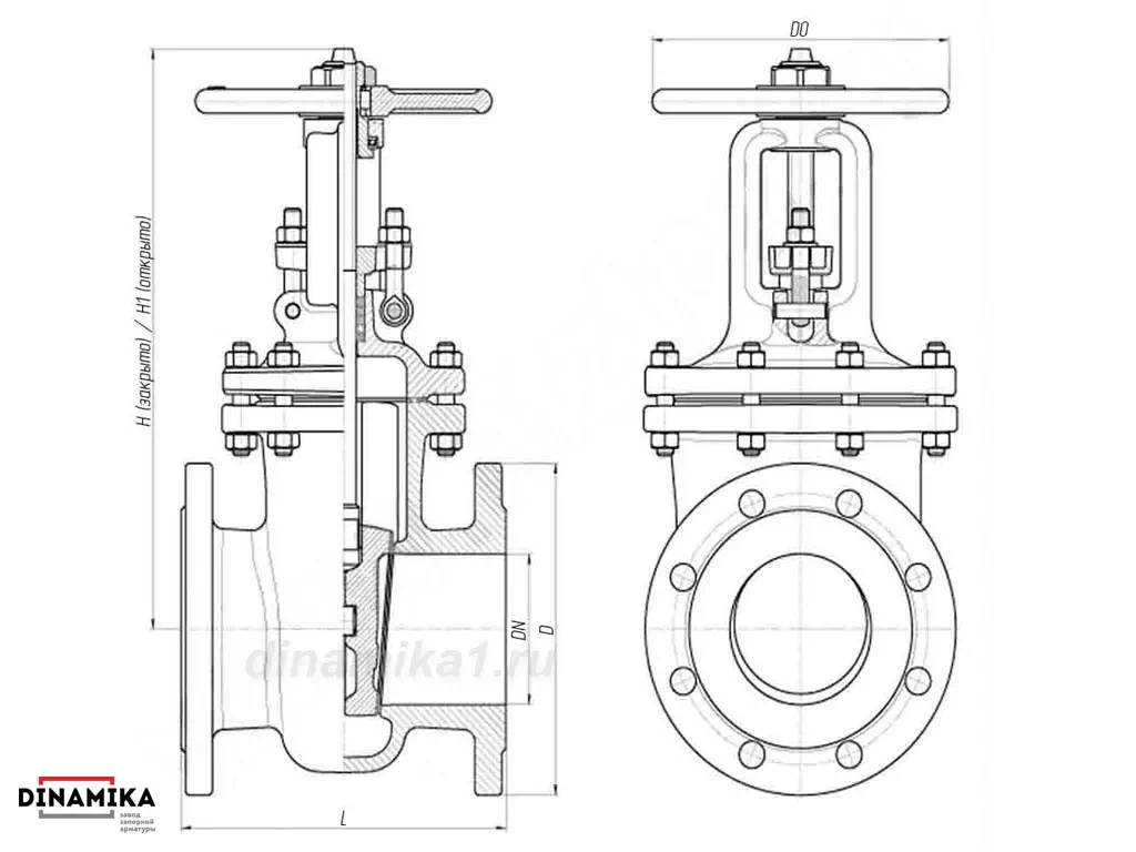 чертёж 30нж64нж Чертёж 30нж64нж