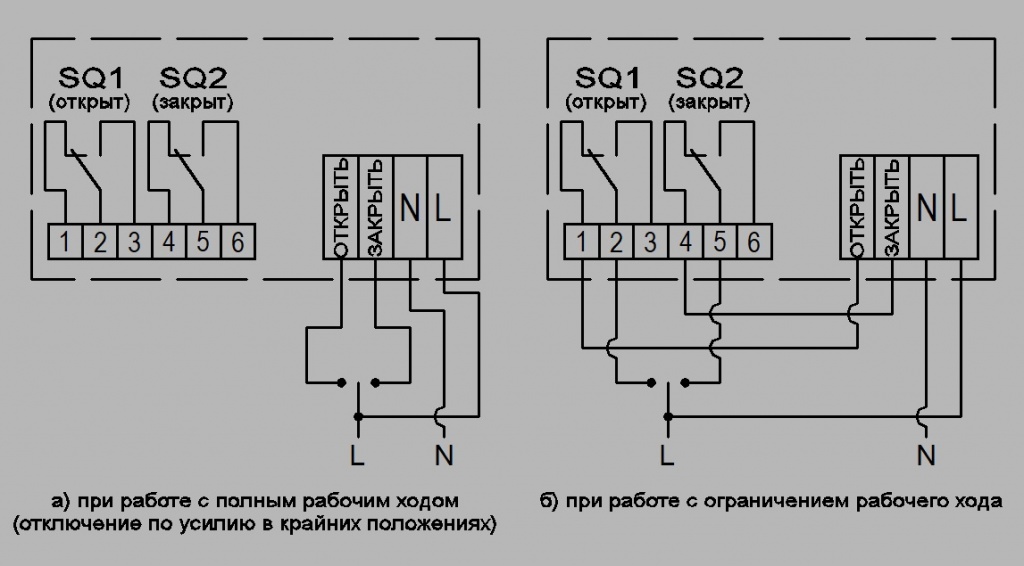Схема подключения 220В с самовозвратом.jpg Схема подключения 220В с самовозвратом.jpg