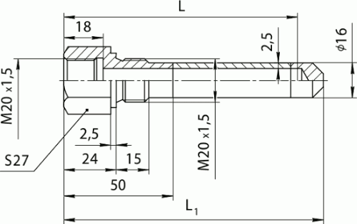 ГТ-701-М20×1,5-Н