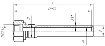 ГТ-711 для датчиков температуры с неподвижным штуцером