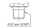1/2NPT, K1/2