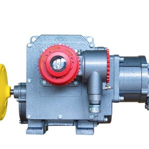 Механизм электрический однооборотный фланцевый во взрывозащищенном исполнении ПЭК МЭОФ-100/25-0,63Х-IIСТ4-01