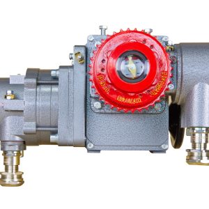 Механизм электрический однооборотный фланцевый во взрывозащищенном исполнении ПЭК МЭОФ-130/25-0,25Х-БКП38-IIСТ4-05