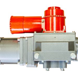Механизм электрический однооборотный фланцевый во взрывозащищенном исполнении ПЭК МЭОФ-140/30-0,25И-IIСТ4-15
