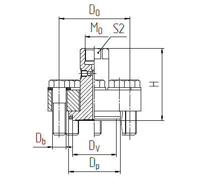 Габаритные размеры РСМ-5322