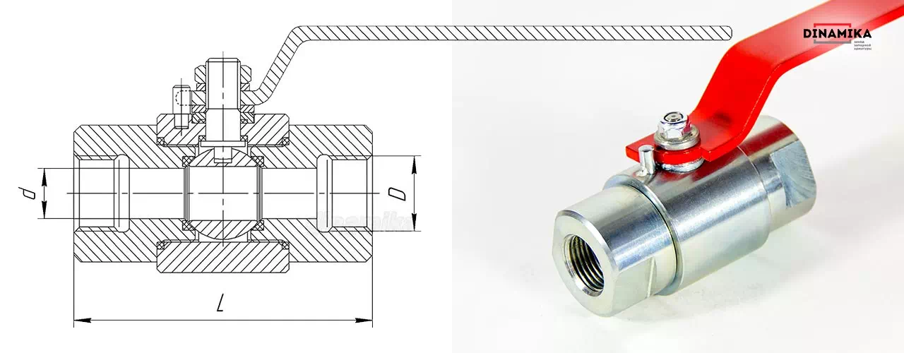 Муфтовые краны 11лс01пм Ду10-32