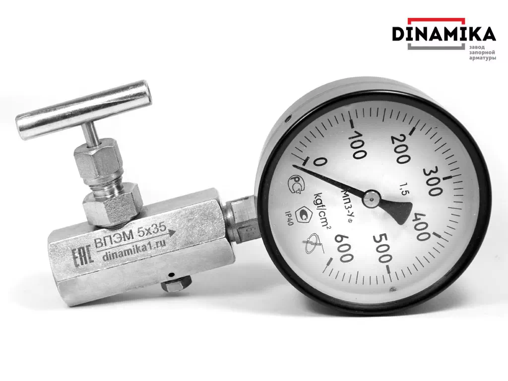Муфтовый манометрический вентиль ВПЭМ Муфтовый манометрический вентиль ВПЭМ