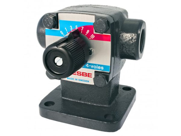 Клапан поворотный 4-ходовый ESBE T20 (DN20, Kvs8, PN6, ВР 3/4", КО)
