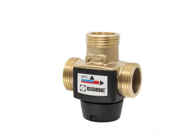 Клапан термостатический отводной ESBE VTD322 (DN20, Kvs3.6, PN10, НР 1", 60°C, СО)