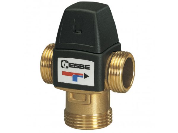 Клапан термостатический смесительный ESBE VTA322 (DN20, Kvs1.6, PN10, HР 1", 20-43°C, ГВ-ТП-ТН)