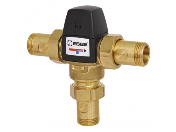 Клапан термостатический смесительный ESBE VTA522 (DN15, Kvs3.0, PN10, НР1", СР3/4", 20-43°C, ГВ-ТП)