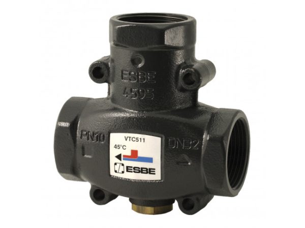 Клапан термостатический смесительный ESBE VTC511 (DN32, Kvs14, PN10, ВР 1"1/4, 70°C, ТТ)