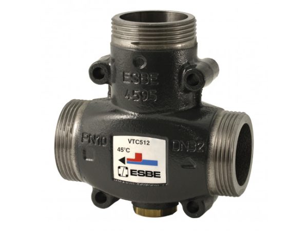 Клапан термостатический смесительный ESBE VTC512 (DN25, Kvs9, PN10, НР 1"1/4, 60°C, ТТ)