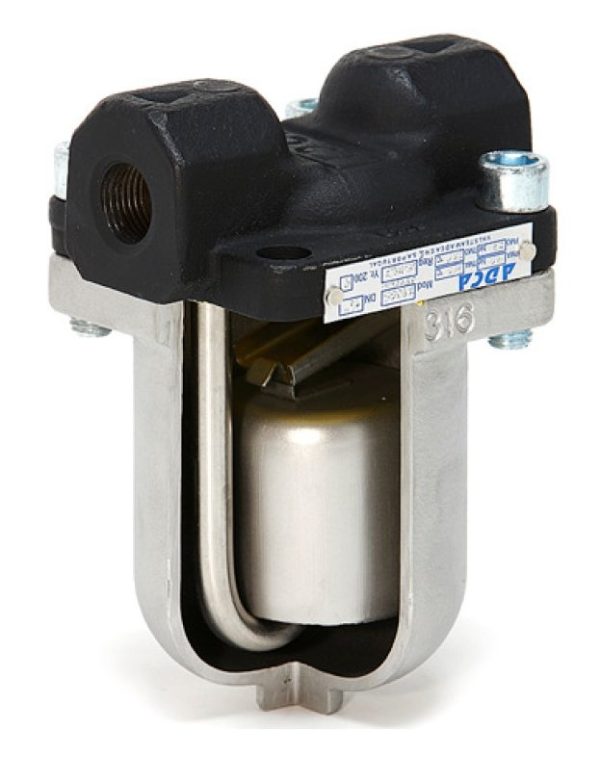 Конденсатоотводчик с перевернутым стаканом ADCA IB35SS DN3/4 дюйм