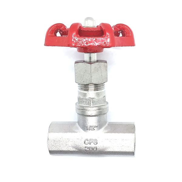 Вентиль запорный муфтовый нержавеющий, AISI304 DN15 (1/2"), (CF8), PN64, IFITTING
